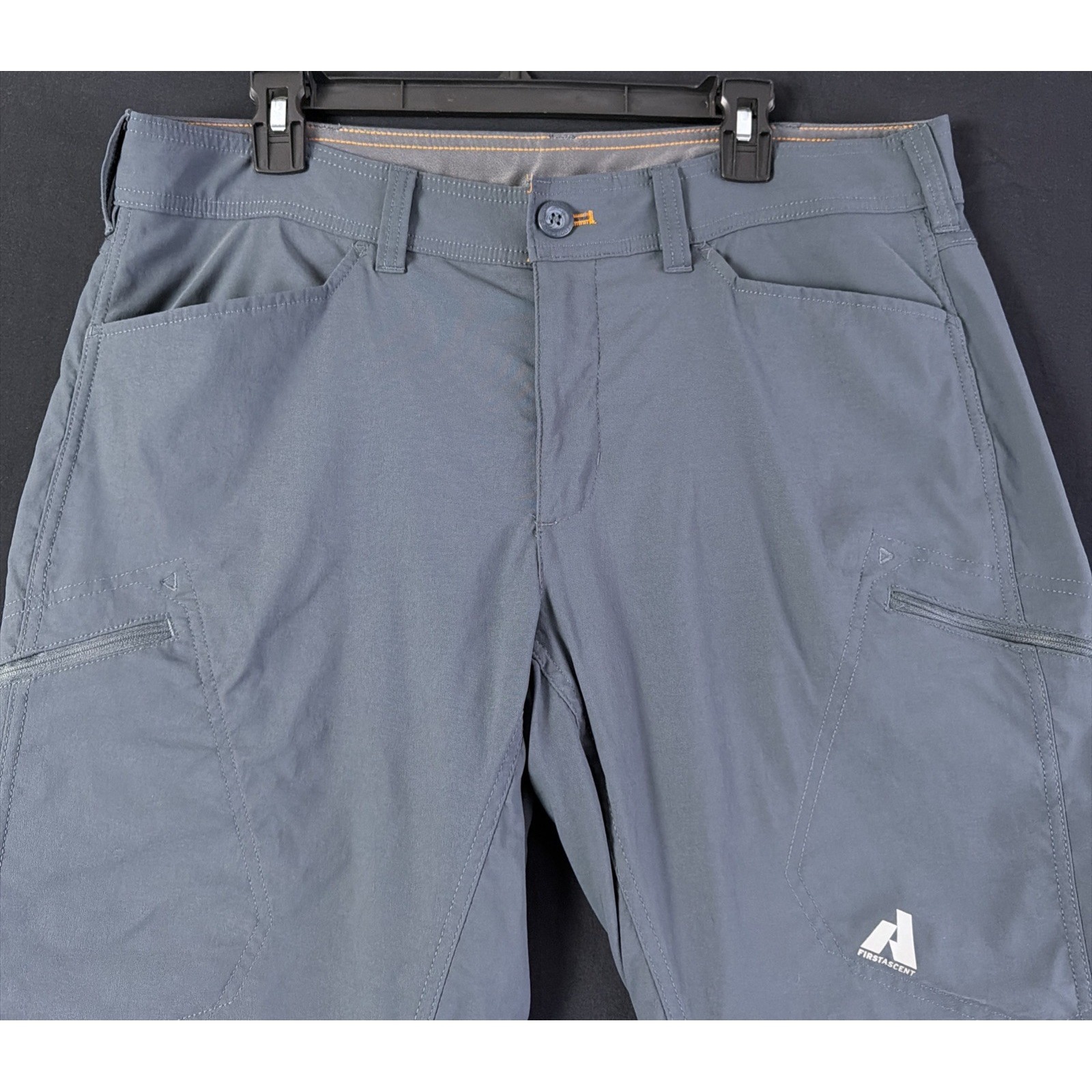 Eddie Bauer First Ascent Gray Guide Pro Fleece Lined Hiking Pants Mens 32x34